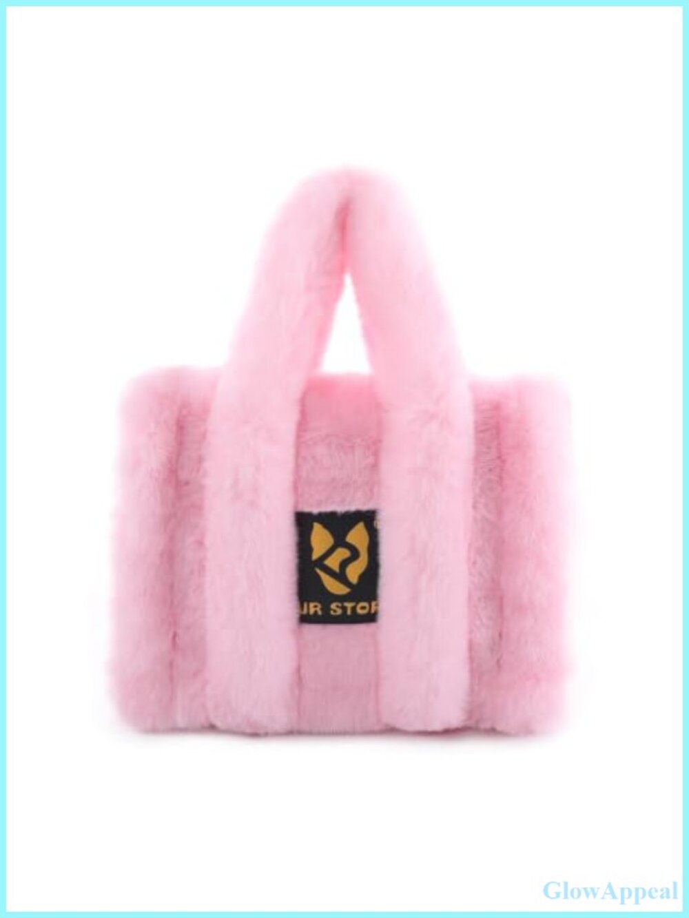 Faux Fur Tote Bag Plush Large Shoulder Handbag Fuzzy Purse Big Capacity
